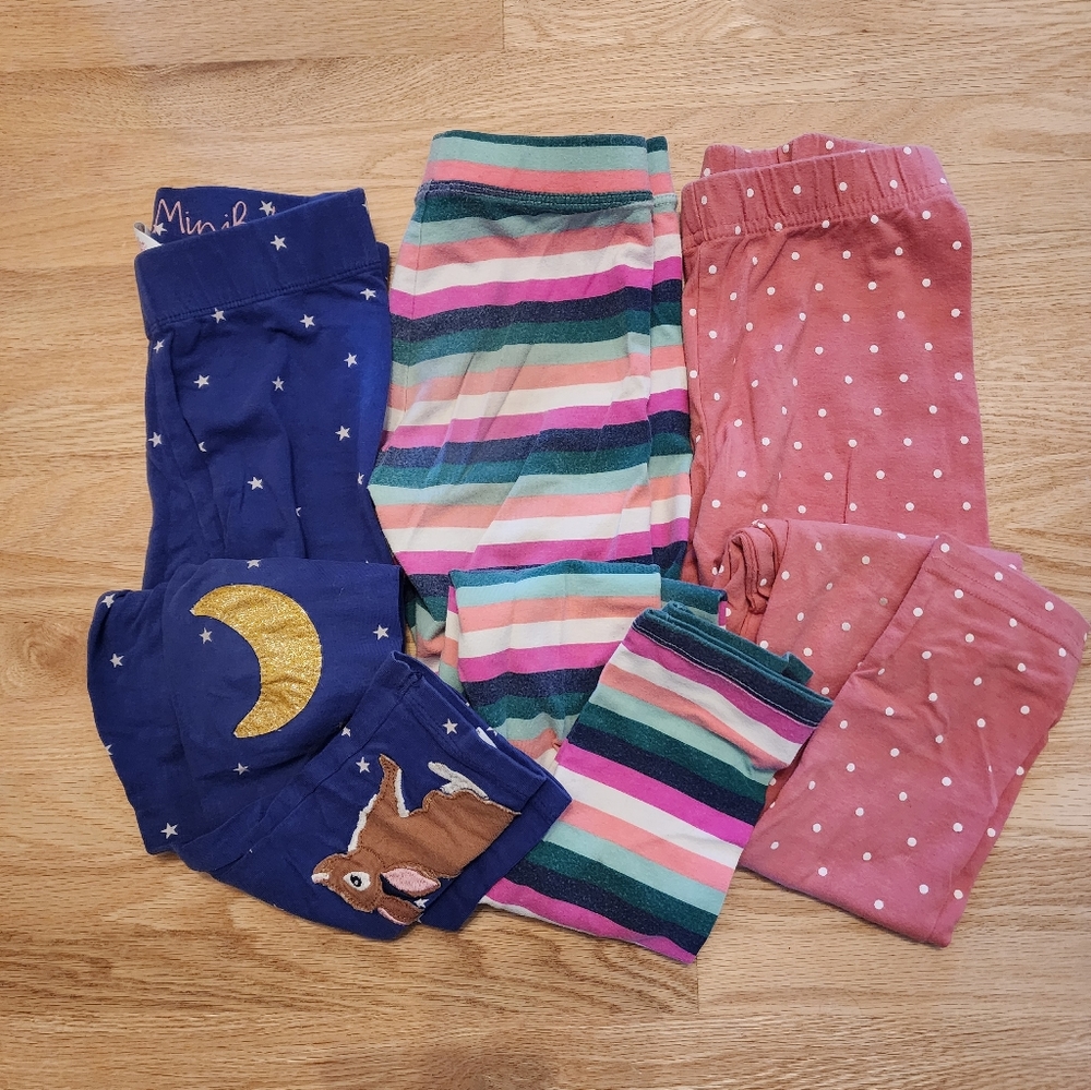 Girls 7-8 legging bundle mini Boden crew cuts